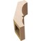 Ekena Millwork 5-inch W x 8-inch D x 12-inch H Balboa Rough Cedar Woodgrain TimberThane Knee Brace, Primed BRCUR05X08X12BOARCPR - alternate 6